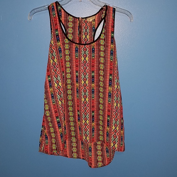 Eyeshadow racerback tank size small hotpink - Picture 1 of 5